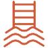 Swimming pool with salt water